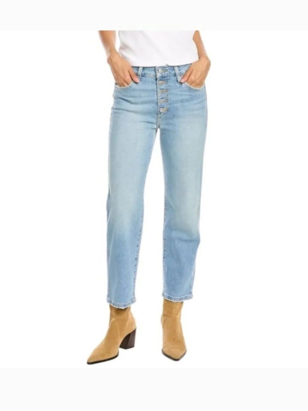 Like New! JOE'S Jeans High-Rise Straight Aruna Crop Jean Size 27
